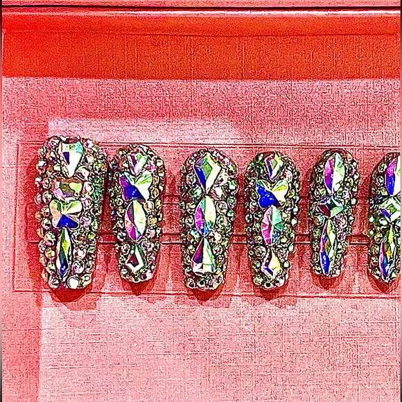 Kovet Other - Press on Nails Custom handmade acrylic/gel full crystal